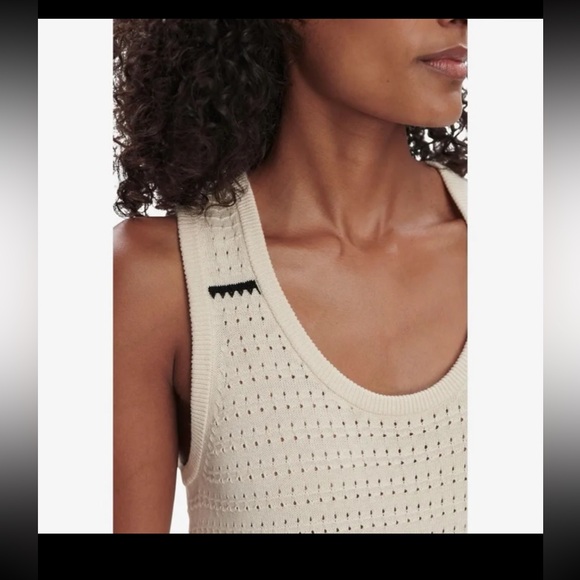 Varley Scott Scoop-Neck Sleeveless Midi Dress size Large - Picture 5 of 12